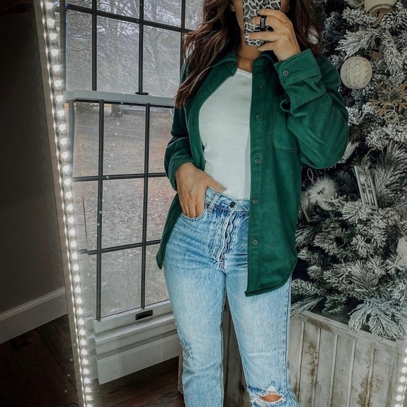 Tops - Fleece shacket